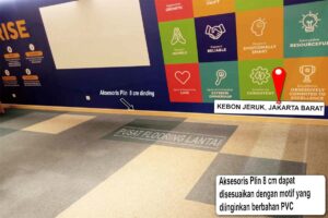 Pasang Aksesoris Plin 8 cm