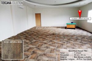 Project Pasang Karpet Tile Cilandak Jakarta Selatan 1